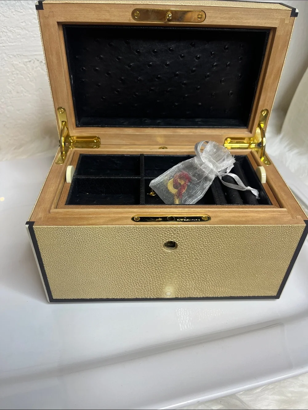 Elie Bleu Luxury Jewelry Storage Box